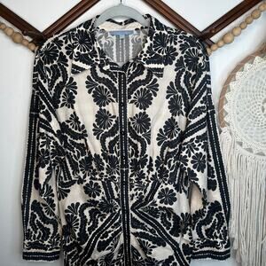 Antonio Melani Roxanne Printed Long Sleeve Midi Dress